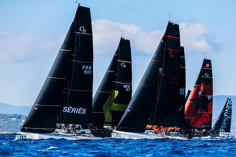 Cape 31 Gold Cup in Saint-Tropez Day 2 photo copyright Sailing Energy taken at Société Nautique de Saint-Tropez and featuring the Cape 31 class