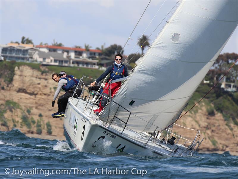 Port of Los Angeles Harbor Cup regatta day 2 photo copyright Bronny Daniels / JoySailing taken at Los Angeles Yacht Club and featuring the Catalina 37 class