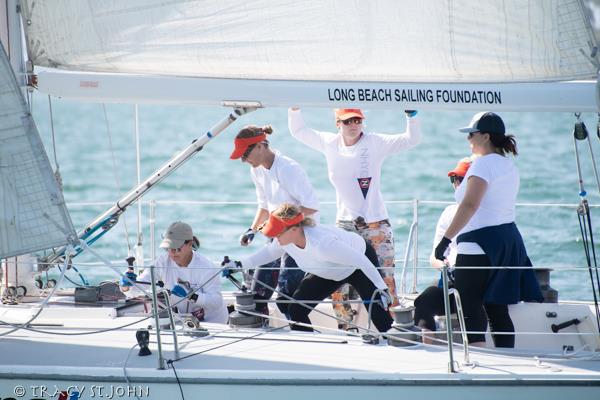 2019 Linda Elias Memorial Women's One Design Challenge photo copyright Tracy St.John taken at Long Beach Yacht Club and featuring the Catalina 37 class