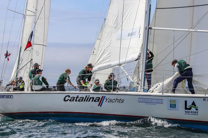 Univ Hawaii - 2018 Port of Los Angeles Harbor Cup - Day 3 photo copyright Bronny Daniels / Joysailing taken at Los Angeles Yacht Club and featuring the Catalina 37 class