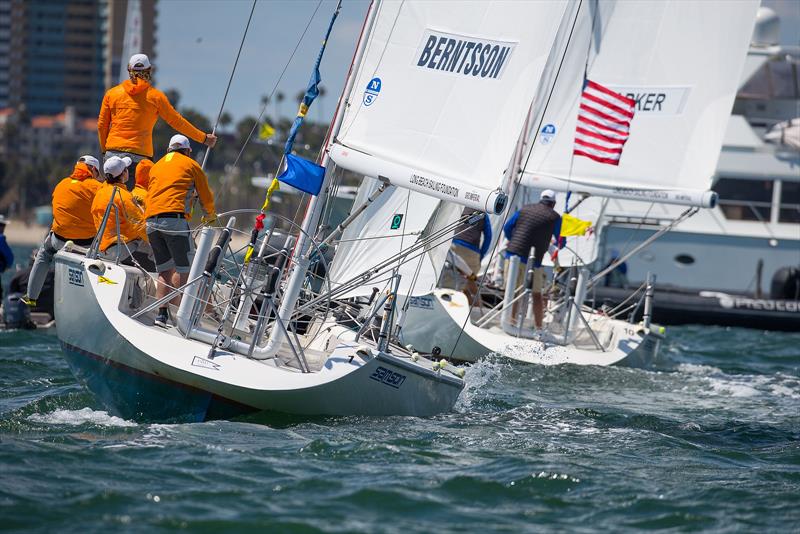 Congressional Cup - Day 2, Long Beach Yacht Club, April 19, 2018 photo copyright Sharon Green / ULTIMATE SAILING taken at Long Beach Yacht Club and featuring the Catalina 37 class