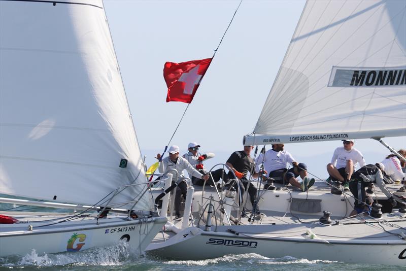 Congressional Cup - Day 2, Long Beach Yacht Club, April 19, 2018 photo copyright Bronny Daniels taken at Long Beach Yacht Club and featuring the Catalina 37 class