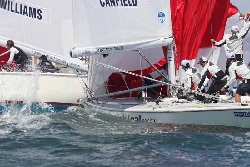 Taylor Cranfield, Day 2, Congressional Cup, Long Beach Yacht Club photo copyright Bronny Daniel taken at Long Beach Yacht Club and featuring the Catalina 37 class