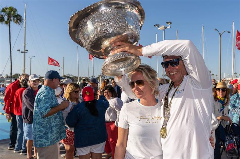 Ian Williams - winning skipper - Final day - Congressional Cup - April 2022 - Long Beach Yacht Club - photo © Ian Roman / WMRT