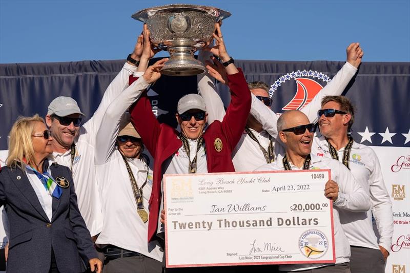 Ian Williams - Presentation - Final day - Congressional Cup - April 2022 - Long Beach Yacht Club - photo © Ian Roman / WMRT