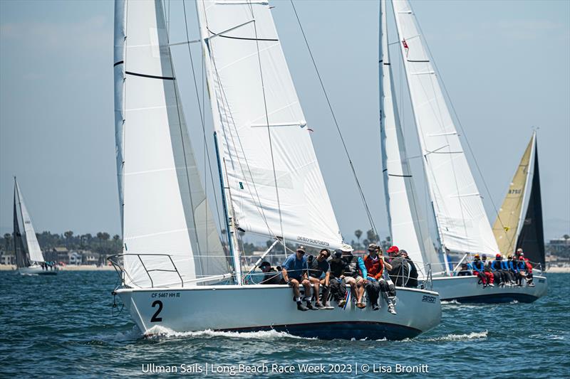 Catalina 37 Class Winner: Shore Team Racing, Marchal Benedict, Long Beach YC / RYC - Ullman Long Beach Race Week 2023, final day photo copyright Lisa Bronitt taken at Long Beach Yacht Club and featuring the Catalina 37 class