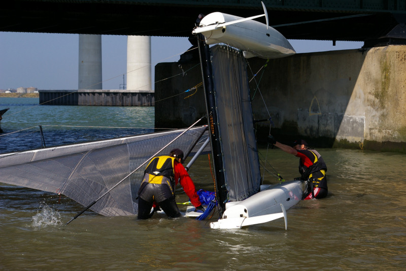 124 competitors for the 50th Isle of Sheppey Round the Island Race photo copyright Rob Spendley taken at Isle of Sheppey Sailing Club and featuring the Catamaran class