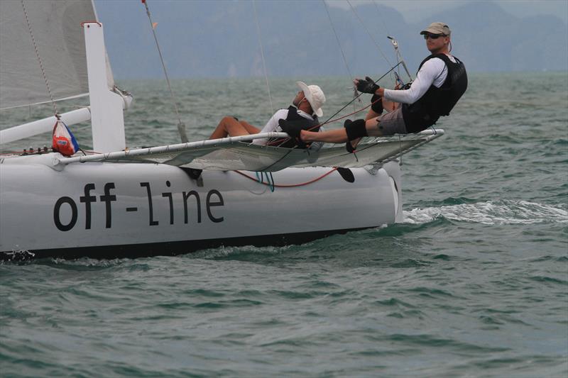 Off-line on day 1 of The Bay Regatta 2017 photo copyright Scott Murray taken at Phuket Yacht Club and featuring the Catamaran class