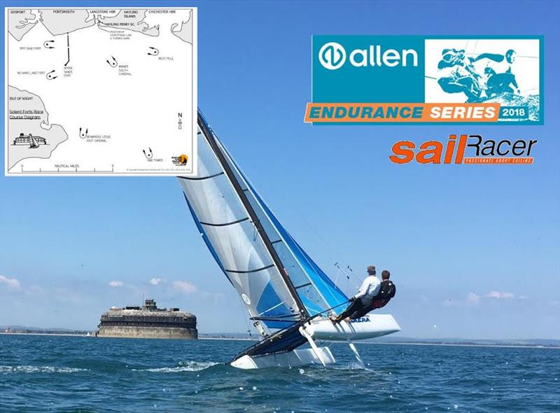 The Solent Forts Race takes place this weekend photo copyright Allen Endurance Series taken at Hayling Ferry Sailing Club and featuring the Catamaran class