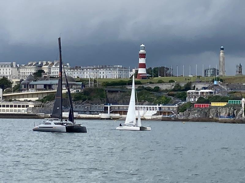 Fun on the water in Plymouth photo copyright RWYC taken at  and featuring the Catamaran class