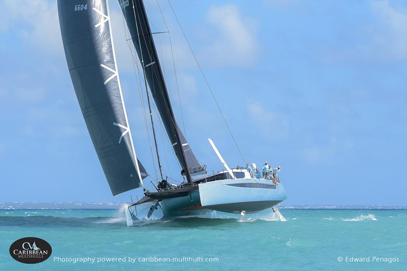 Nemo on Caribbean Multihull Challenge day 2 photo copyright Edward Penagos taken at Sint Maarten Yacht Club and featuring the Catamaran class