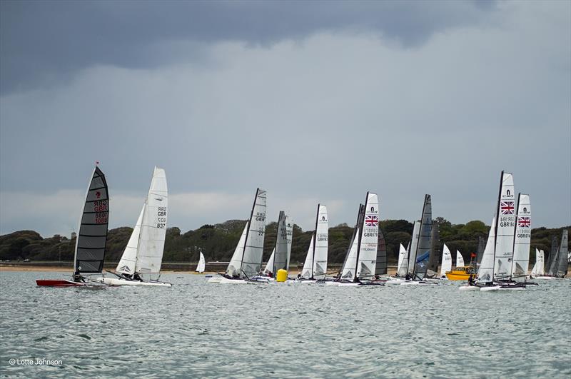 Fast Handicap Start during the Stokes Bay Cat Open - photo © Lotte Johnson / www.lottejohnson.com