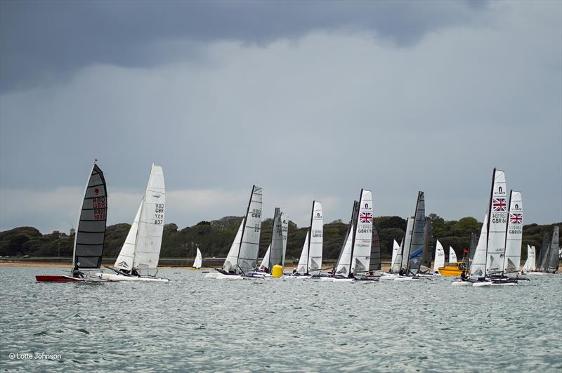 Fast Handicap Start during the Stokes Bay Cat Open - photo © Lotte Johnson / www.lottejohnson.com