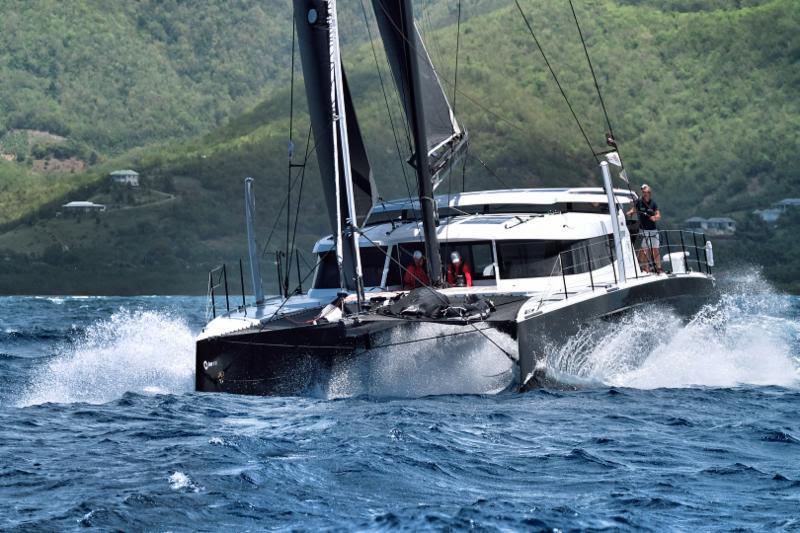 Robert Szustkowski's Polish HH66 R-SIX - 2018 Antigua Sailing Week photo copyright Jacek Bonecki taken at Antigua Yacht Club and featuring the Catamaran class