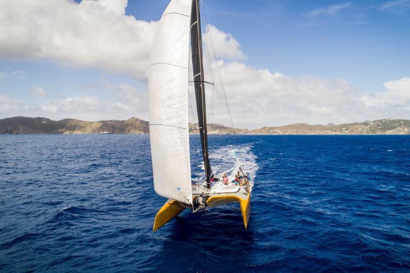 Shannon Falconne's F4 Falcon is one of 10 multihulls in the race - RORC Caribbean 600 - photo © Amory Ross