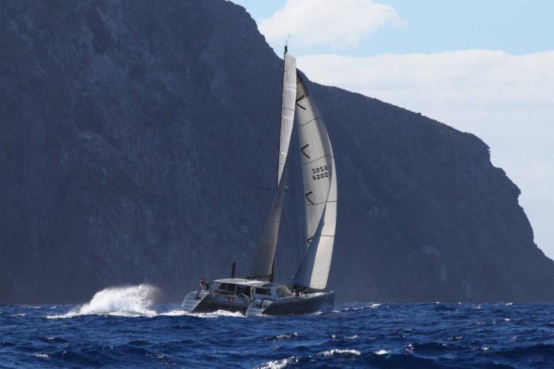 John Gallagher's Gunboat 62 team racing Chim Chim (USA) will receive the Multihull Prize for the best corrected time under MOCRA - RORC Caribbean 600 photo copyright RORC / Photoaction.com taken at Royal Ocean Racing Club and featuring the Catamaran class