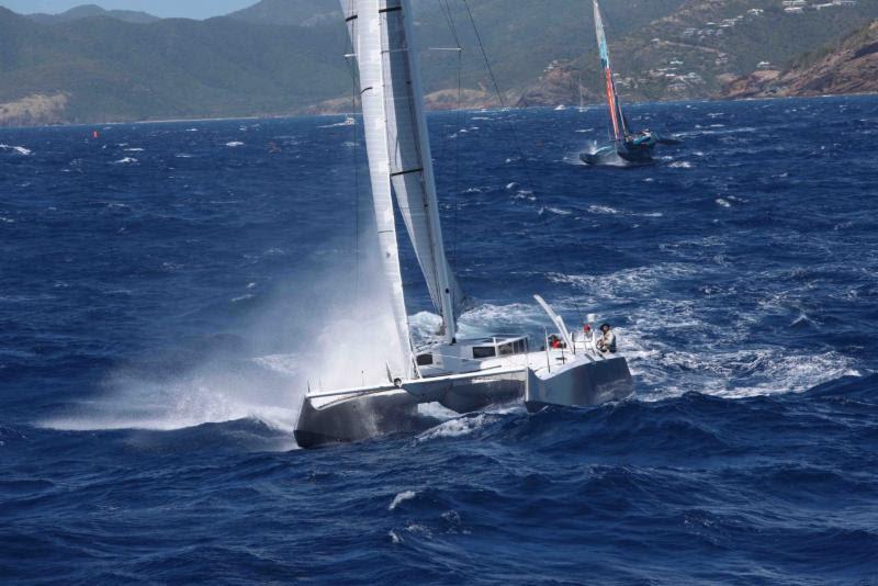 Greg Slyngstad's Bieker 53 catamaran will have well-known US sailor and Olympian, Jonathan McKee calling tactics for the BVI Spring Regatta - photo © Tim Wright / Photoaction.com