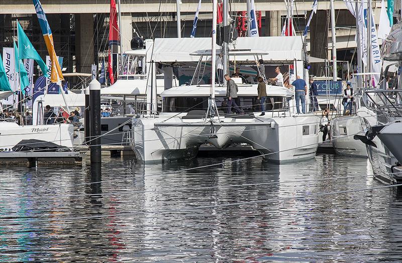 The VPLP penned new Lagoon 46 with her very distinctive hull forms photo copyright John Curnow taken at  and featuring the Catamaran class