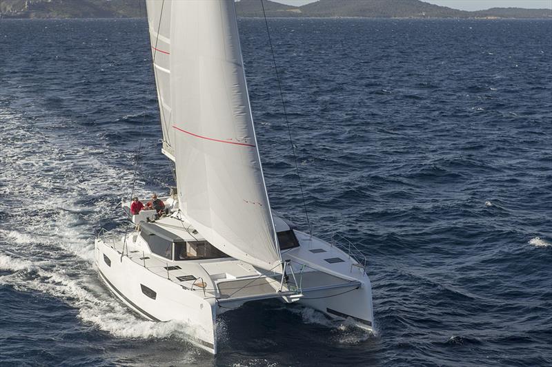Multihull Solutions will showcase the stunning Fountaine Pajot Saona 47 at the 2019 Auckland On-Water Boat Show photo copyright Guilain GRENIER / www.martin-raget.com taken at  and featuring the Catamaran class