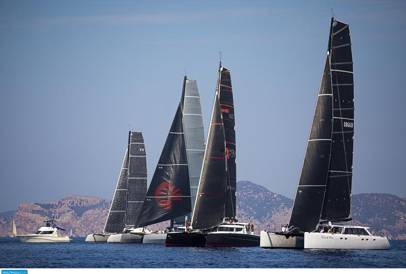 Multihull Cup day 1 photo copyright Sailing Energy taken at  and featuring the Catamaran class