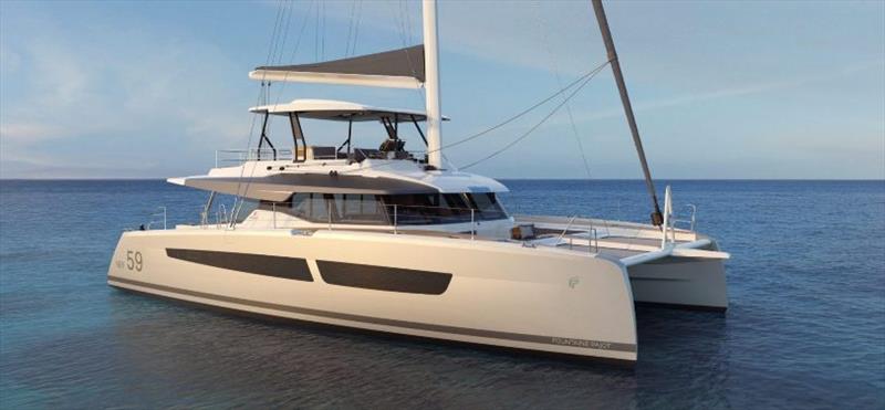 New 59 exterior photo copyright Multihull Solutions taken at  and featuring the Catamaran class
