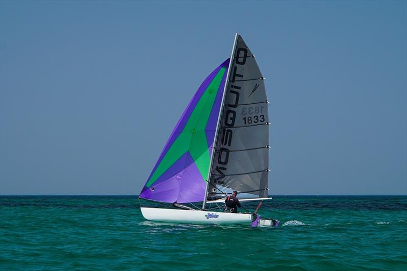 Matt Stone won the Mosquito Spinnaker division - 2020 Adelaide National Regatta - photo © Brad Halstead