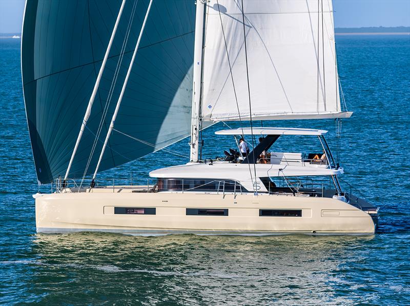 Lagoon's latest sailing catamaran, the Sixty 5 photo copyright Nicolas Claris taken at  and featuring the Catamaran class