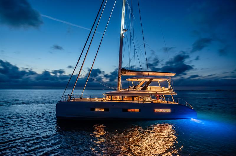 Lagoon's latest sailing catamaran, the Sixty 5 photo copyright Nicolas Claris taken at  and featuring the Catamaran class