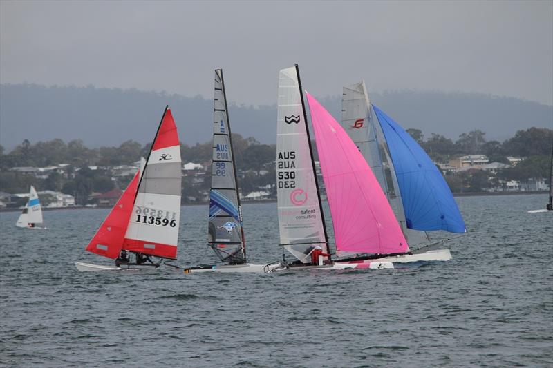 Humpybong Yacht Club WinterBash photo copyright David Begley taken at Humpybong Yacht Club and featuring the Catamaran class