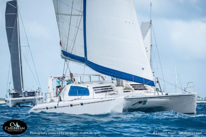 2020 Caribbean Multihull Challenge photo copyright Laurens Morel taken at Sint Maarten Yacht Club and featuring the Catamaran class