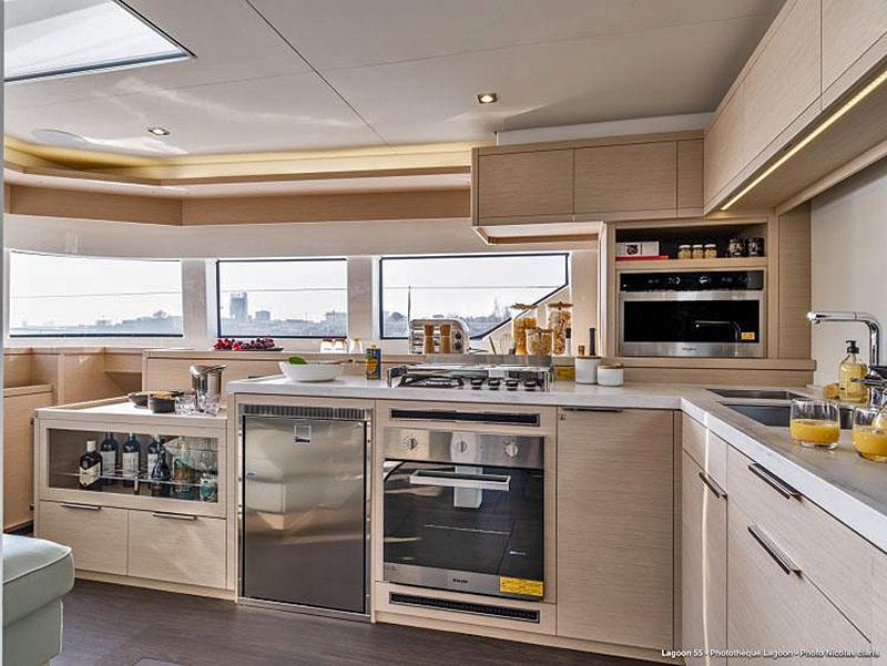 Galley of the Lagoon 55 - photo © Lagoon