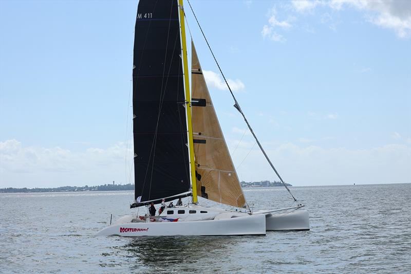 Rogntudjuuu at start - Brisbane to Gladstone Multihull Yacht Race - photo © Chris Dewar