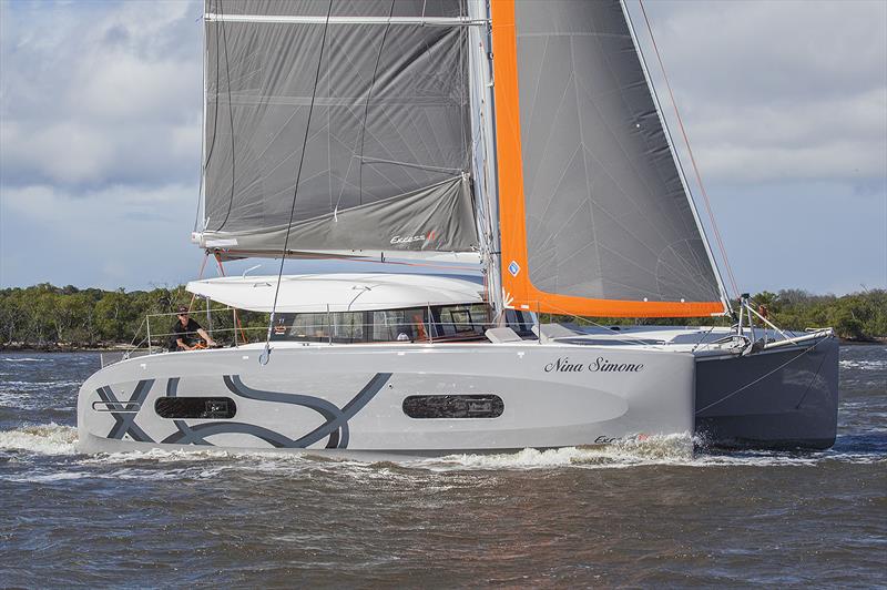 Powering along - Excess 11 photo copyright John Curnow taken at  and featuring the Catamaran class