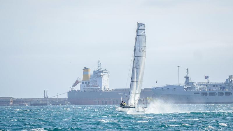 Weymouth Speed Week 2022: Vampire photo copyright Andrew Fisher taken at Weymouth & Portland Sailing Academy and featuring the Catamaran class