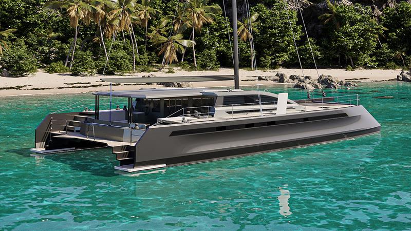 Cure Marine all-carbon, Custom 70 Express Cruising Cat by Stuart Bloomfield - photo © Cure Marine