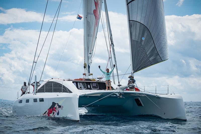 2 2 Tango wins Multihull 1 Overall, but not without fierce and friendly competition from LODIGROUP photo copyright Laurens Morel taken at Sint Maarten Yacht Club and featuring the Catamaran class