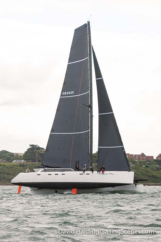 Coco de Mer, GB6601, Gunboat 66, during the 2023 Round the Island Race - photo © David Harding / www.sailingscenes.com