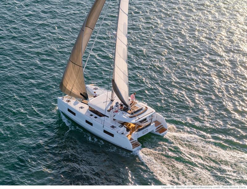 Lagoon 46 photo copyright Nicolas Claris taken at  and featuring the Catamaran class