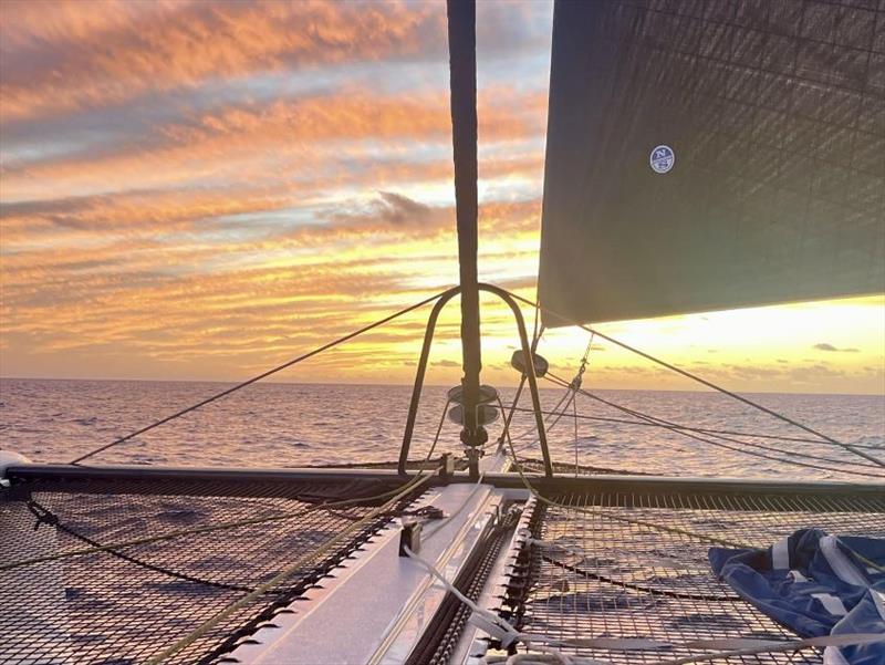 Atlantic crossing of the Outremer 52 Awen photo copyright Outremer Catamarans taken at  and featuring the Catamaran class