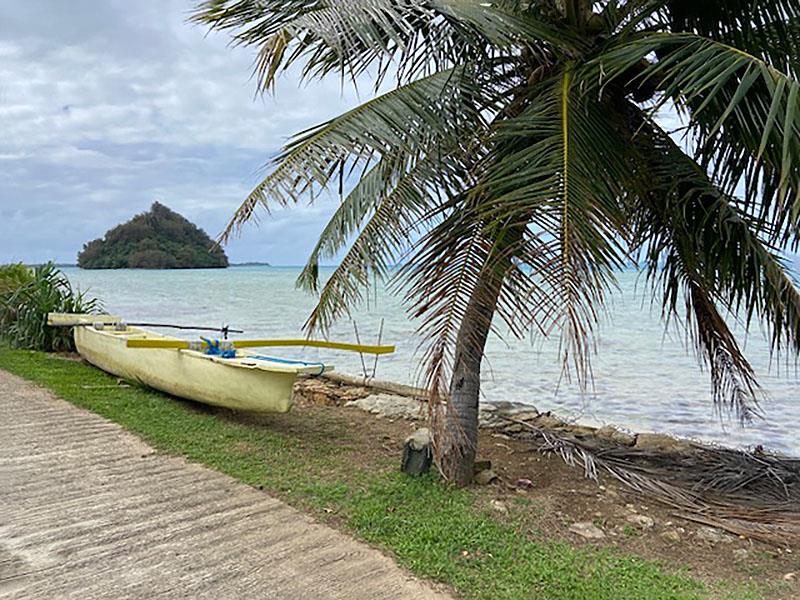 Here in Raivavae still, dug out canoes are built, carved by hand photo copyright Renate Klocke taken at  and featuring the Catamaran class