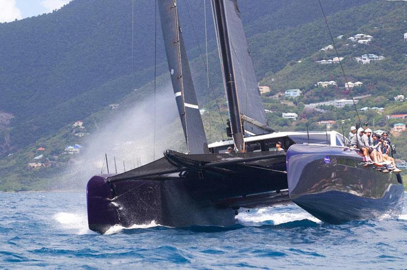 Charlie Enright is part of the team on Gunboat 68 Convexity2 owned by Don Wilson (USA) - 2024 BVI Spring Regatta - photo © Ingrid Abery / www.ingridabery.com