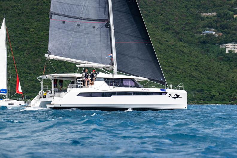 Georges Coutu's Leopard 50 La Novia - BVI Spring Regatta & Sailing Festival - photo © Alex Turnbull / Tidal Pulse Media