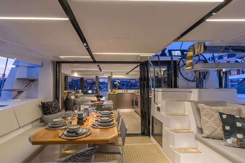 Leopard 46 - saloon photo copyright Leopard Catamarans taken at  and featuring the Catamaran class