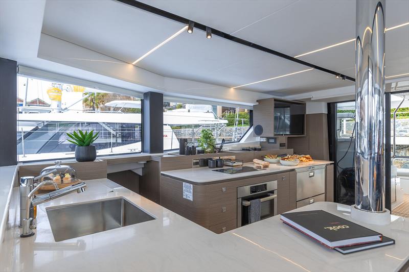 Leopard 46 - saloon - photo © Leopard Catamarans