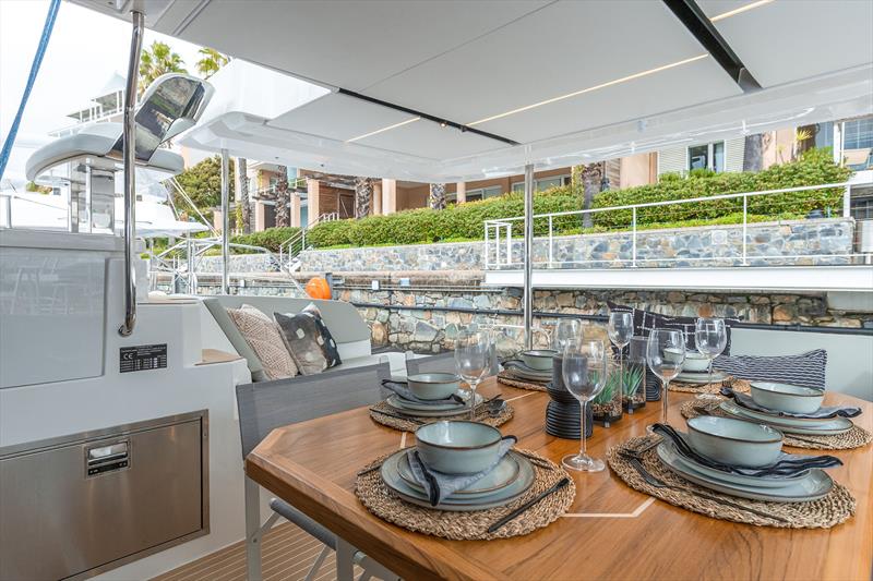 Leopard 46 - saloon - photo © Leopard Catamarans