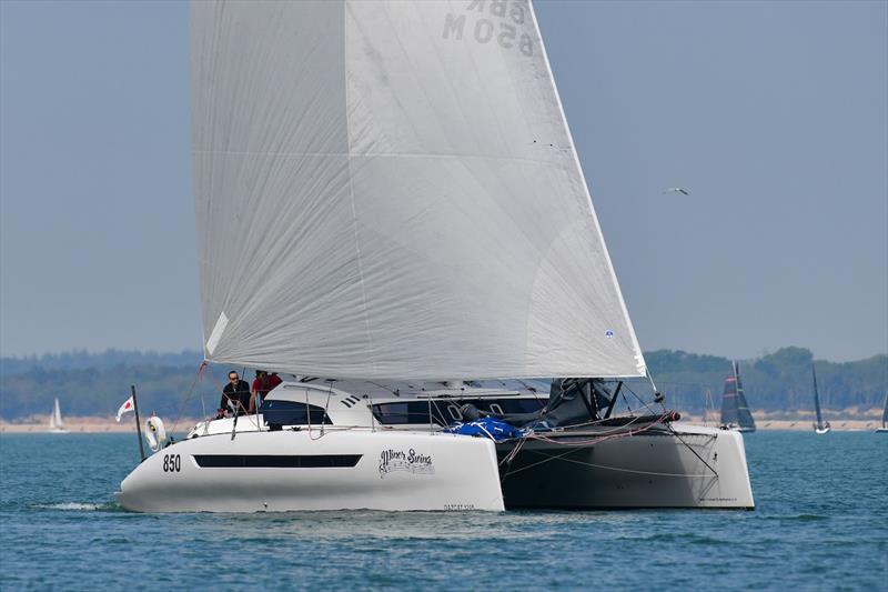 RORC Cervantes Trophy Race - Dazcat 1295 Minor Swing photo copyright Rick Tomlinson / RORC taken at Royal Ocean Racing Club and featuring the Catamaran class