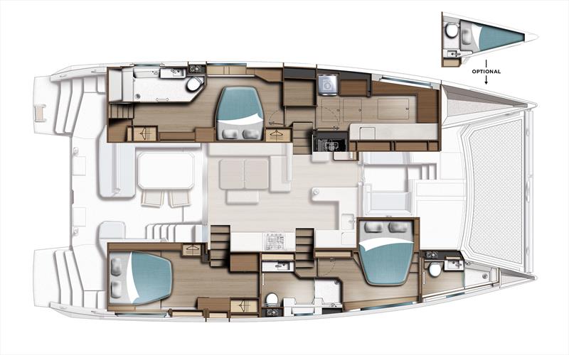 Leopard 52 - Cabins plus ForwardUtility photo copyright Leopard Catamarans taken at  and featuring the Catamaran class