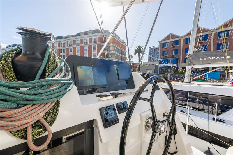 Leopard 52 helm station photo copyright Leopard Catamarans taken at  and featuring the Catamaran class