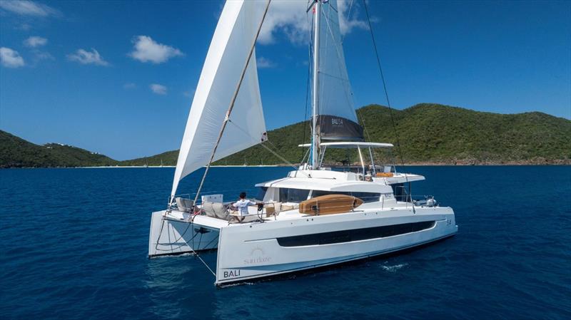 The beautiful Bali 5.4, Sun Daze, will be on show photo copyright Mango Media taken at  and featuring the Catamaran class