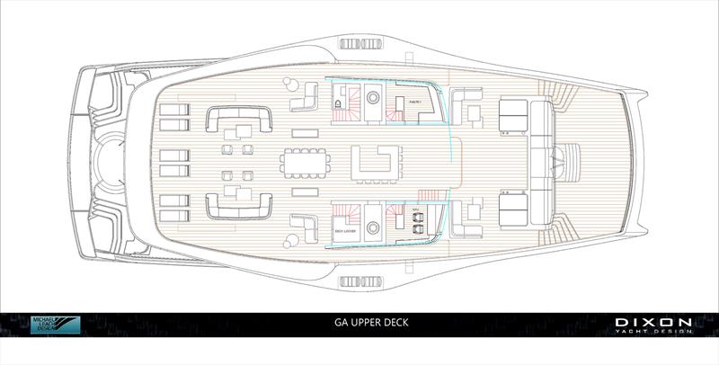 Dragonfly Upper Deck photo copyright Dixon Yacht Design taken at  and featuring the Catamaran class